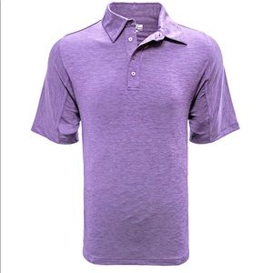 Levelwear Men's Heather Purple Haze Dynamic Polo